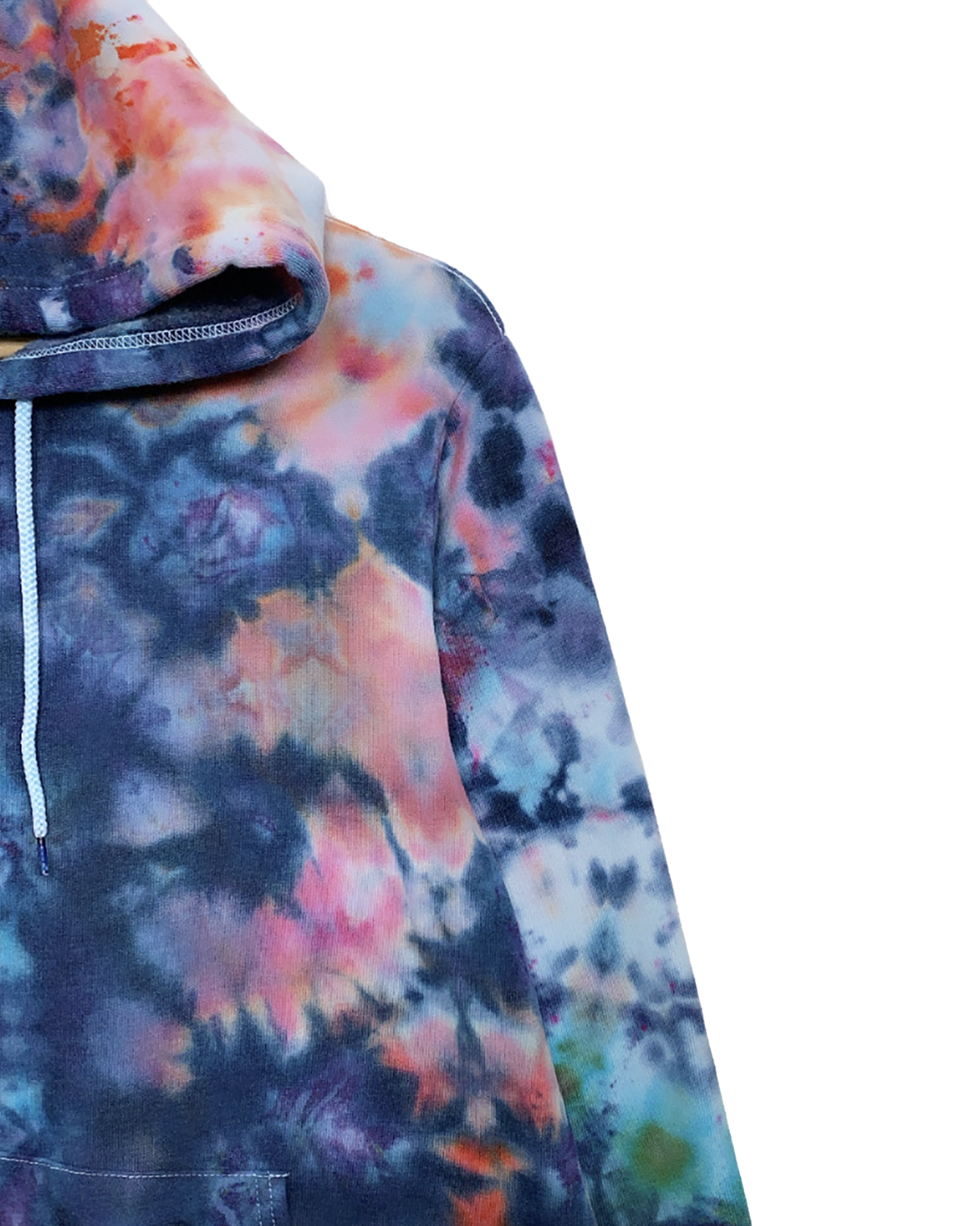 BLUE WORLD Tiedye Pullover Hoodie