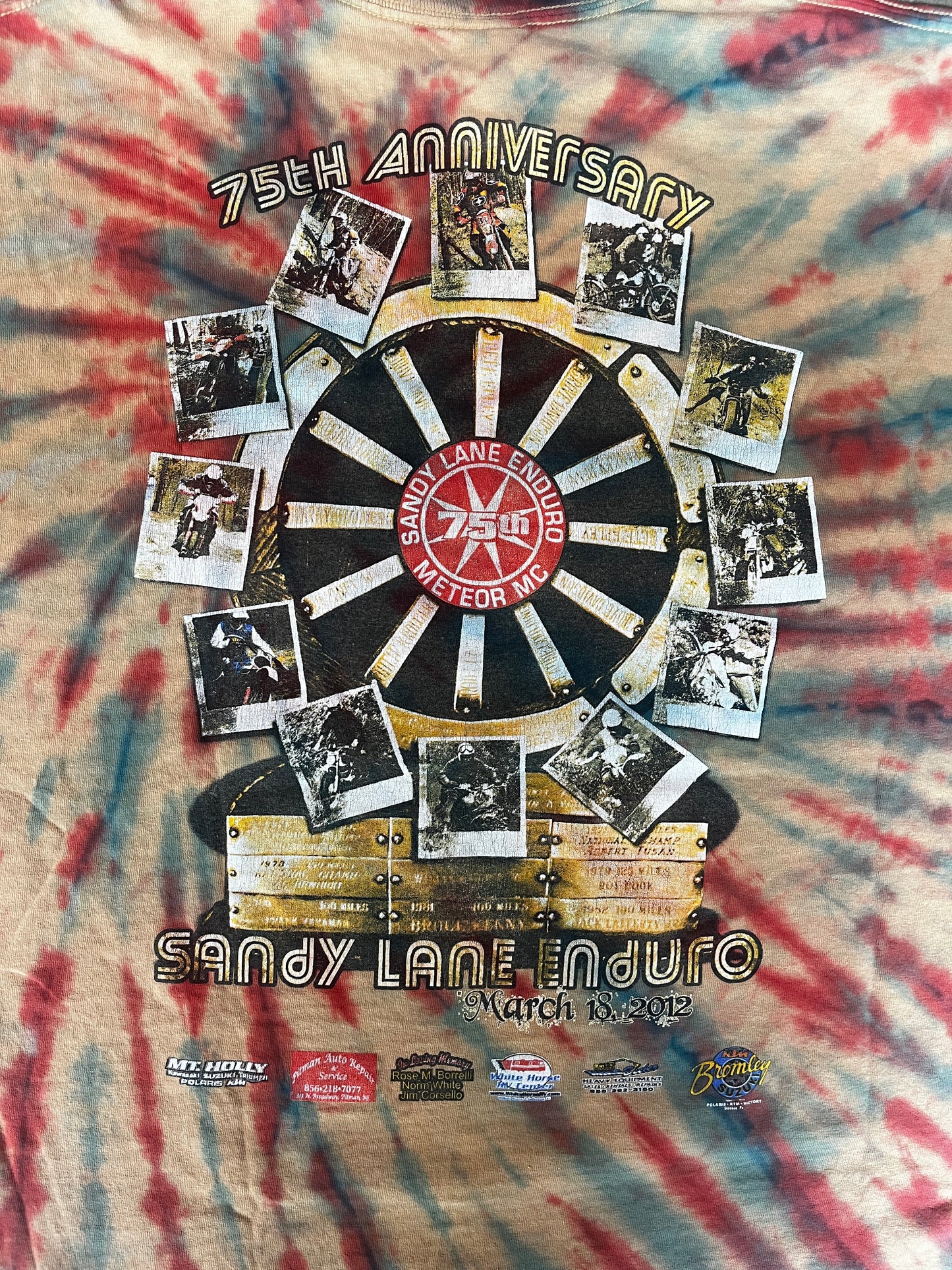 1 of 1 Vintage Sandy Lane Enduro Upcycle Dye T-Shirt