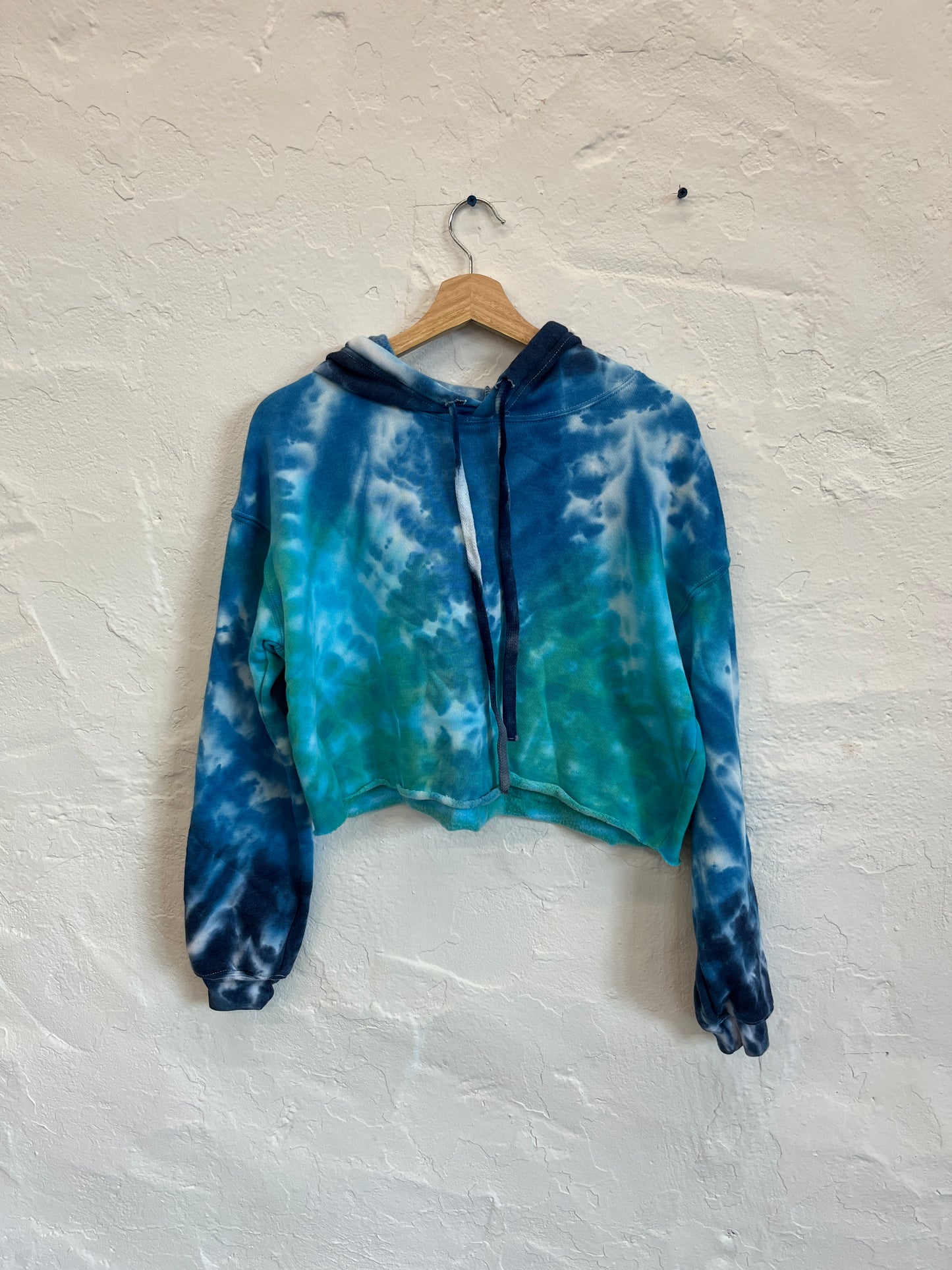 SURF Tie Dye Cropped Hoodie