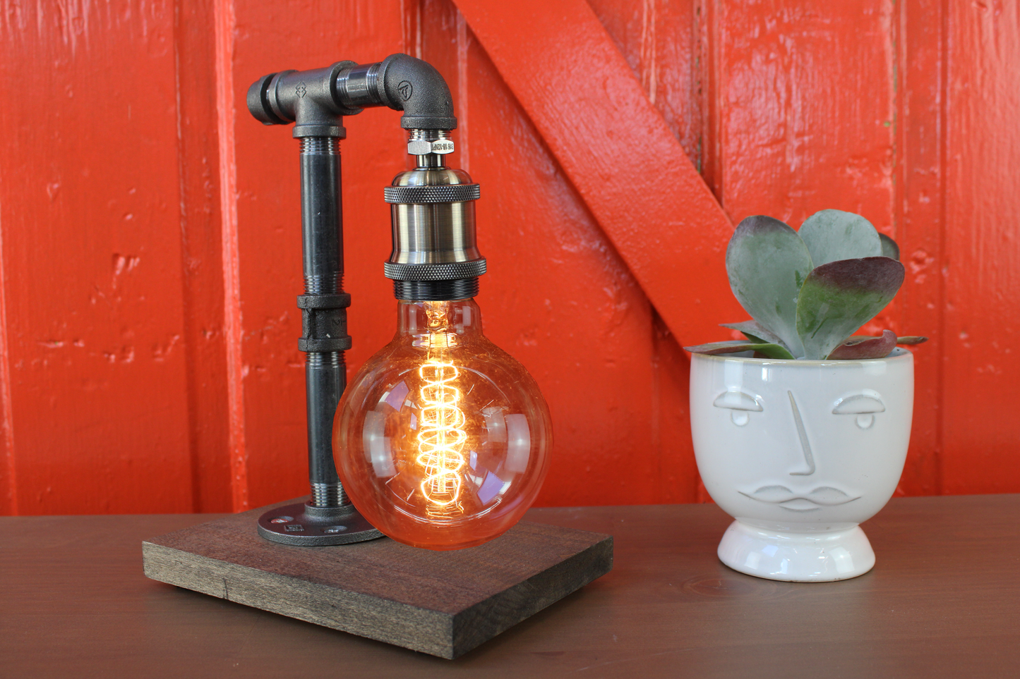 Rustic Steampunk Lamp
