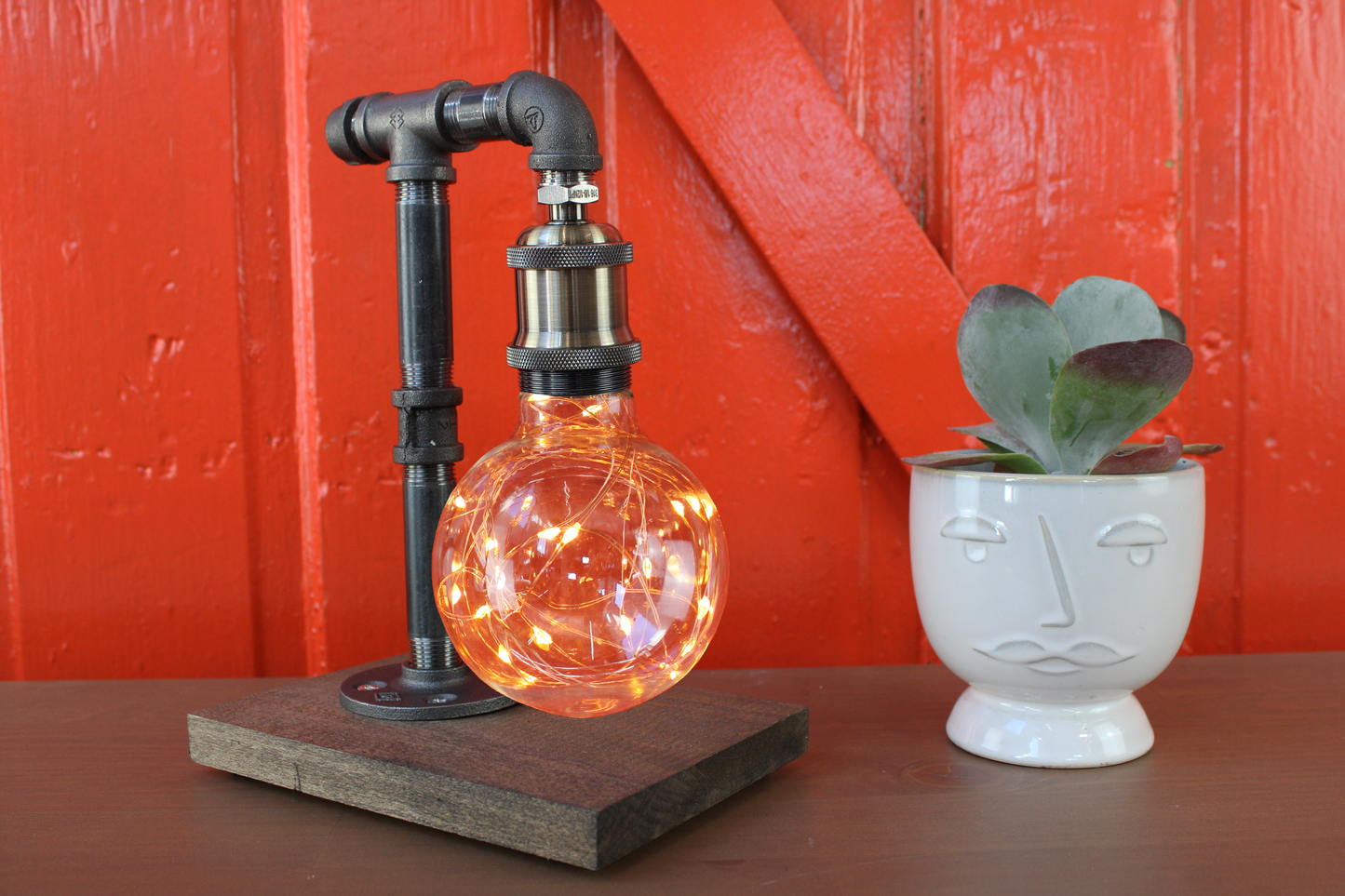 Rustic Steampunk Lamp