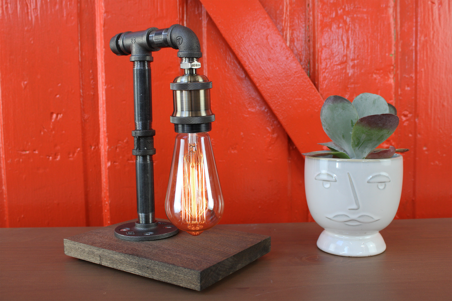Rustic Steampunk Lamp