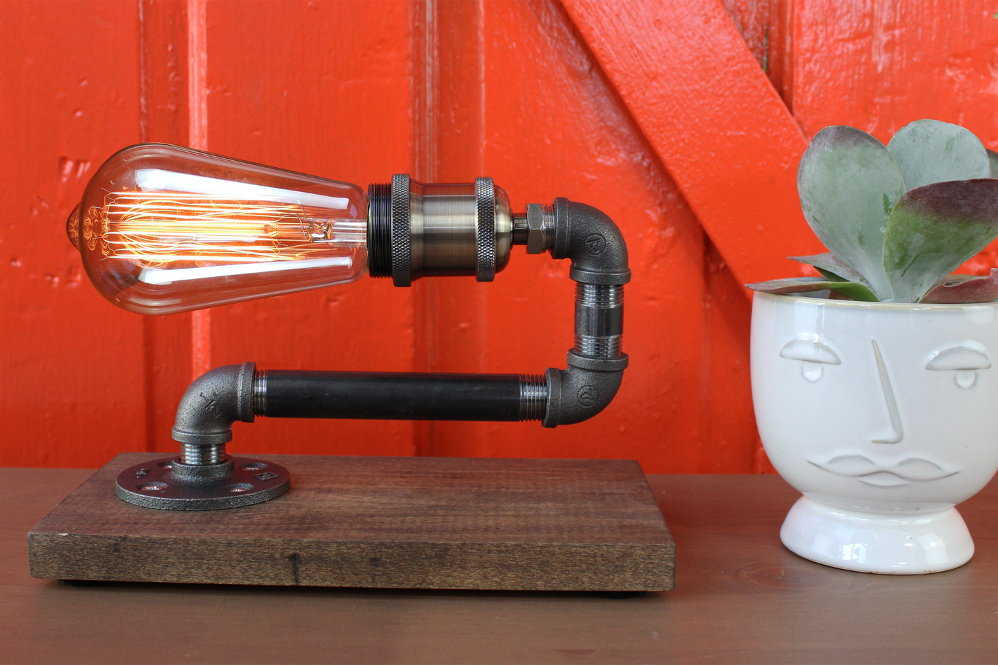 Rustic Steampunk Lamp