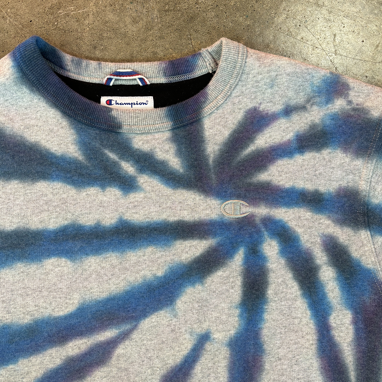 1 of 1 Vintage Champion Upcycle Dye Crewneck