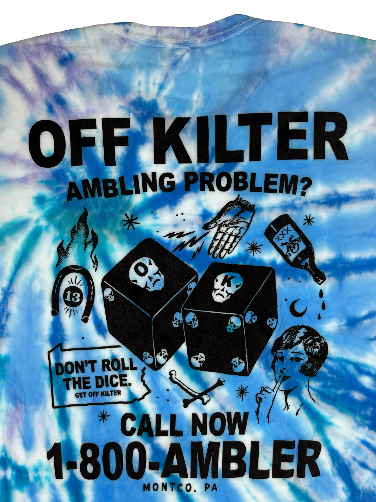 AMBLING PROBLEM Custom Hand-dyed T-Shirt