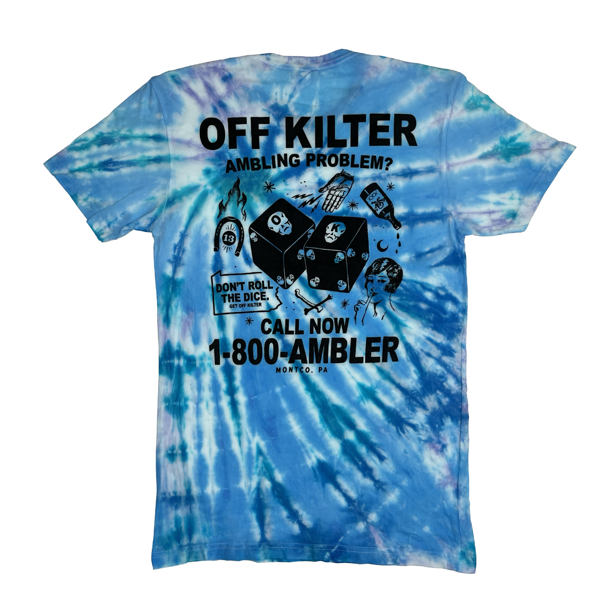 AMBLING PROBLEM Custom Hand-dyed T-Shirt