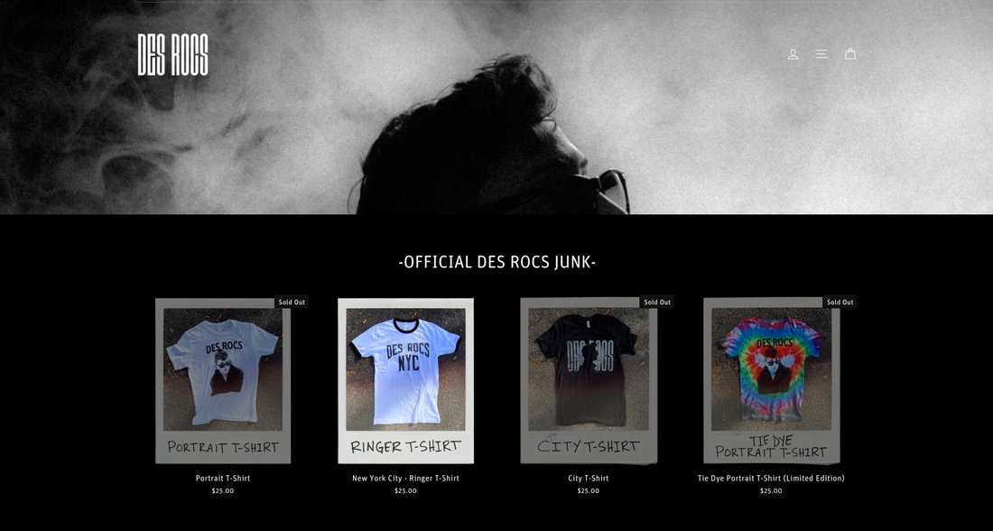 DES ROCS / Summer19 Tour & Online Merchandise
