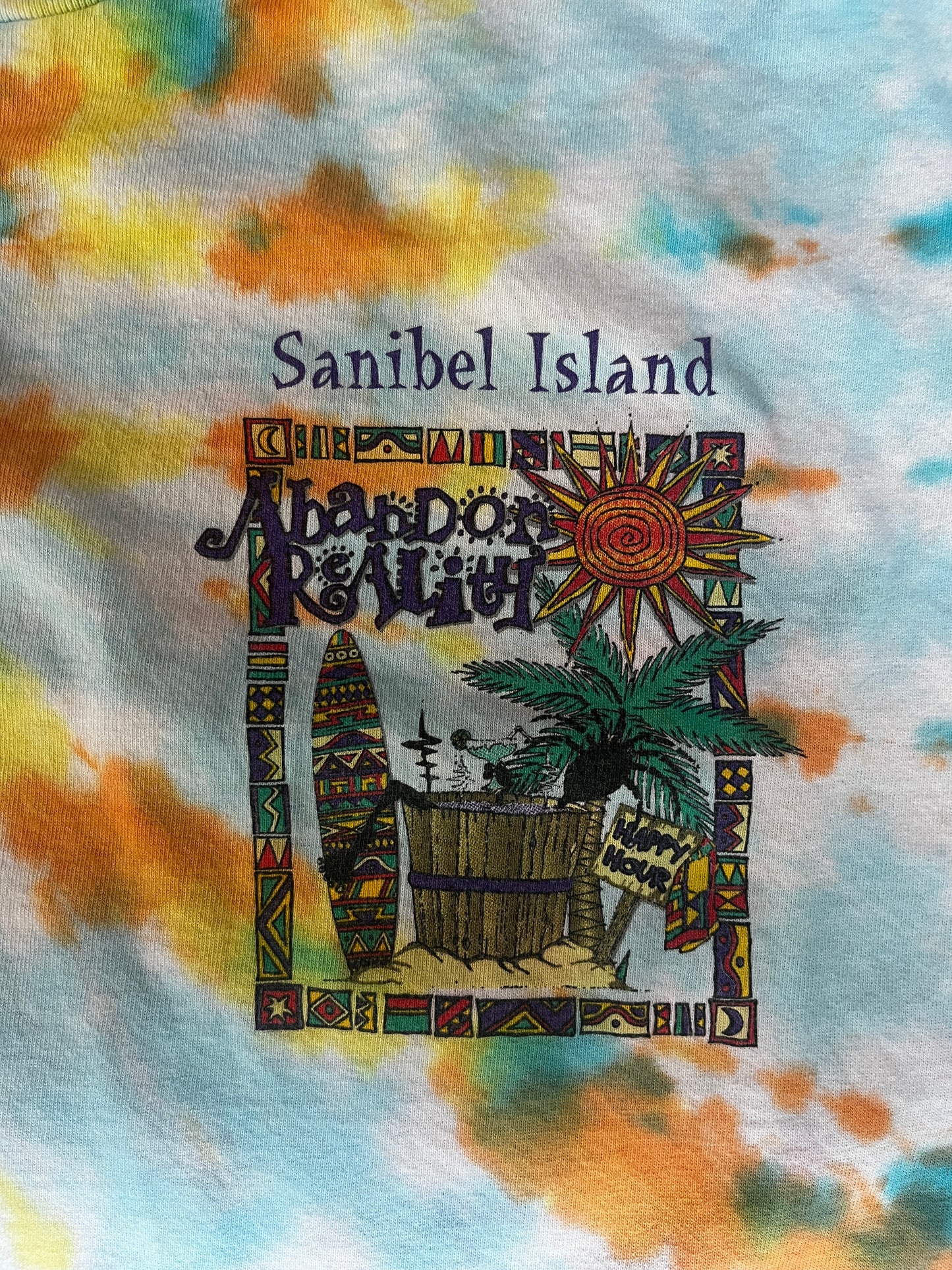 1 of 1 Vintage Sanibel Island Upcycle Dye T-Shirt