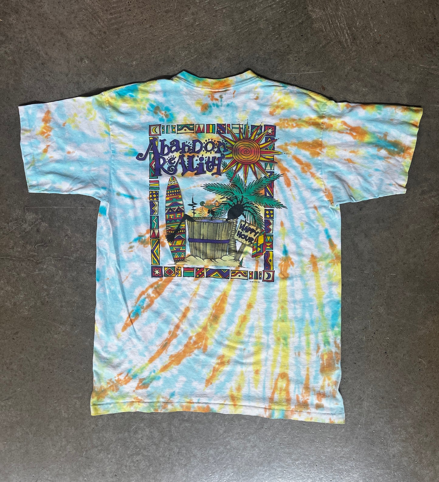 1 of 1 Vintage Sanibel Island Upcycle Dye T-Shirt