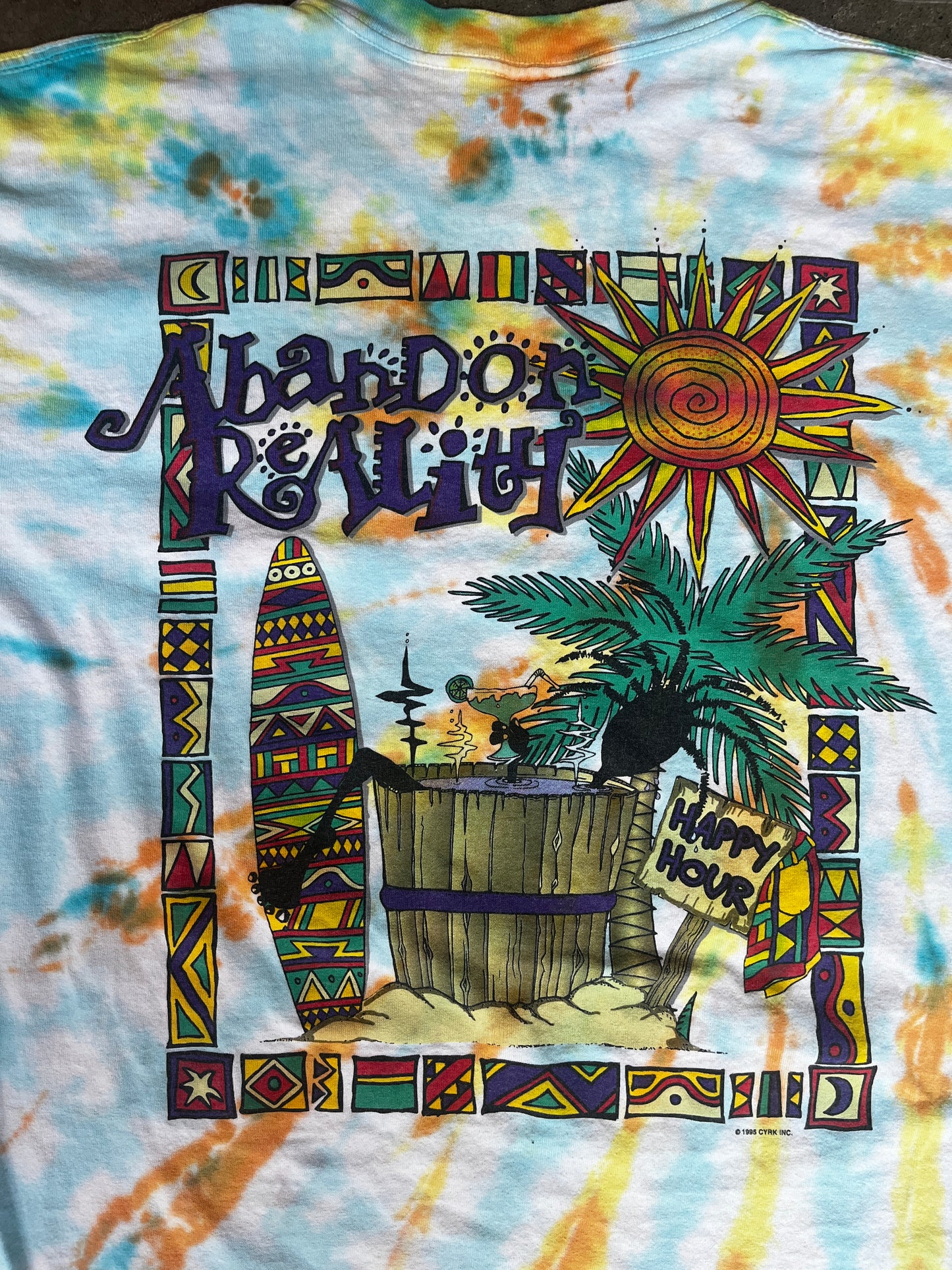 1 of 1 Vintage Sanibel Island Upcycle Dye T-Shirt