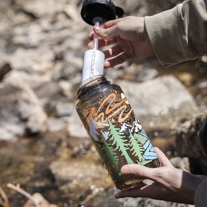EPIC WATER FILTER 32oz Nalgene Bottle w/ 2 Filters