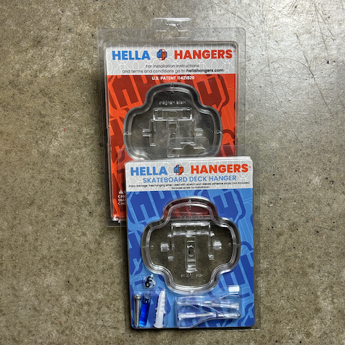 Hella Hangers : Skateboard Deck Hanger