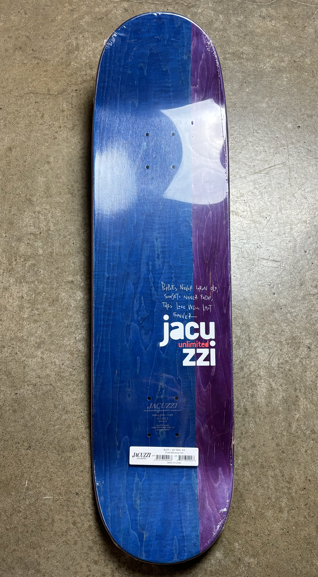JACUZZI UNLIMITED : Big OL Jay EX7 : 8.5
