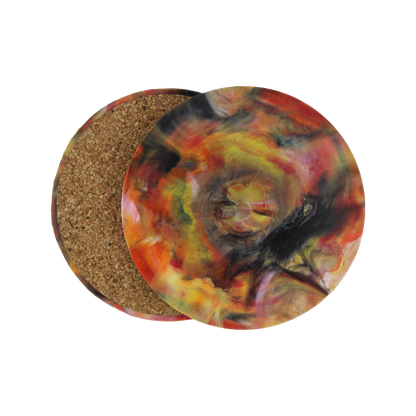 Recycled Plastic Circle Coaster 2-Pack