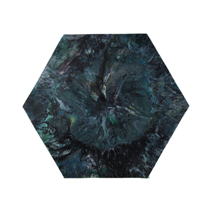 Recycled Plastic Hexagon Coaster 2-Pack