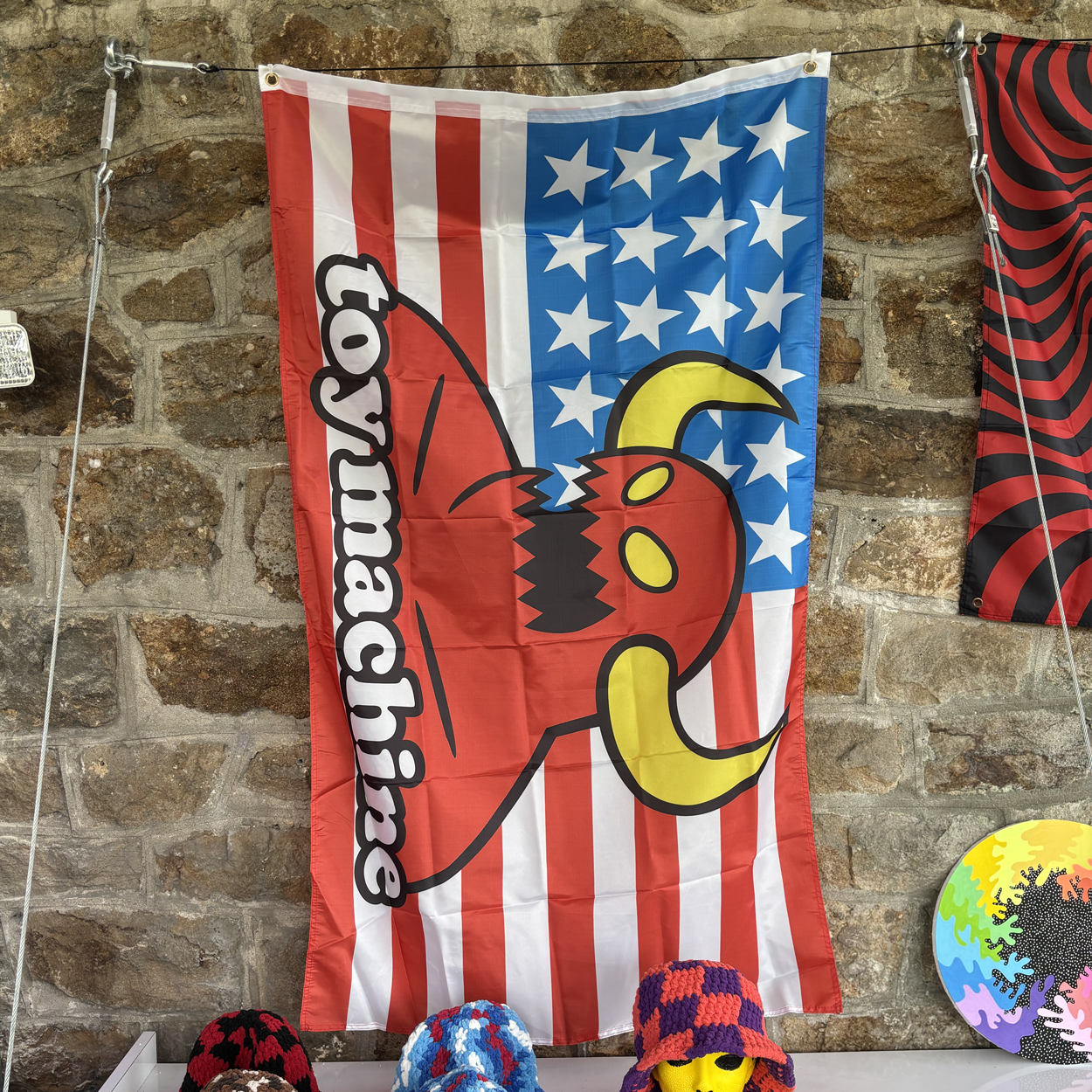 TOY MACHINE 3'x5' American Monster Flag